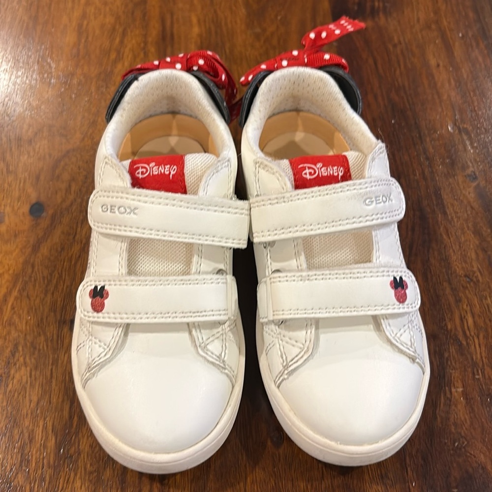 Geox 9T US Minnie Mouse Bow Tennis Shoes